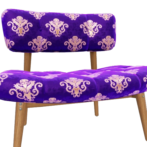 Royal Damask Gold Throne