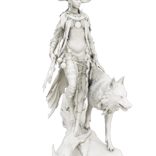 Celtic Goddess Bust Statue