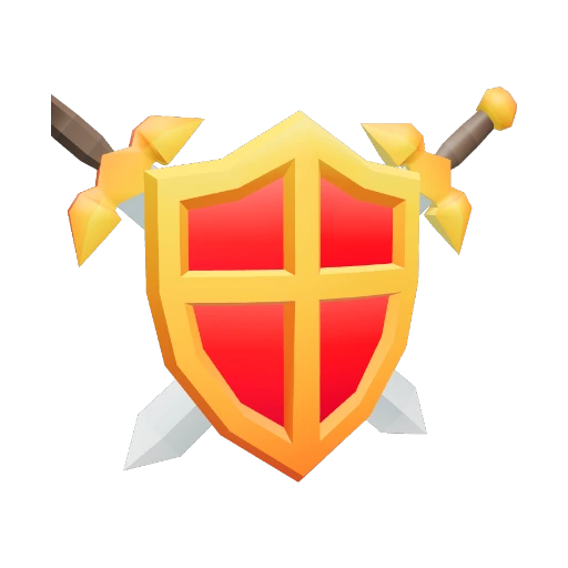 Paladin Gold Sword & Shield