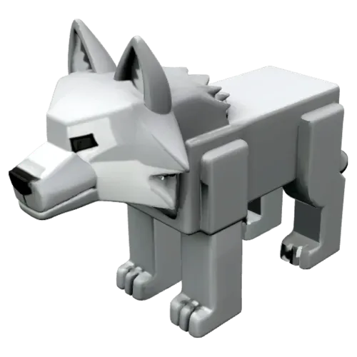 A grey wolf