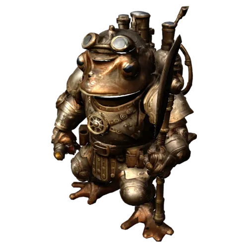 Steampunk Toad Warrior