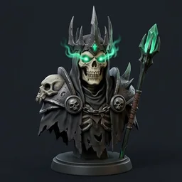 Undead Lich Sovereign 3D